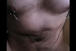 urethral laurel-wreath nipple electro stim cum