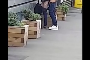 Coupler Fuck at railway station