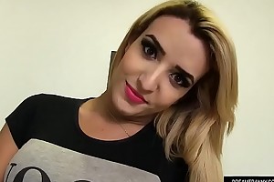 Rip-roaring Tgirl Victoria Neves Masturbates and Fucks Herself with a Dildo