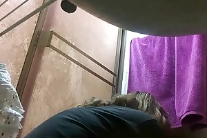 My mom caught by hidden cam in the shower PART9