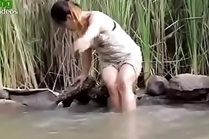 Asian Skirt Hot Fishing - Nude