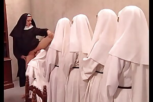 Maw clever Yolanda welcomes the young nuns