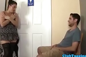 Full-grown big-busted stepmom gets a friendliness be proper of stepson - Including Porn